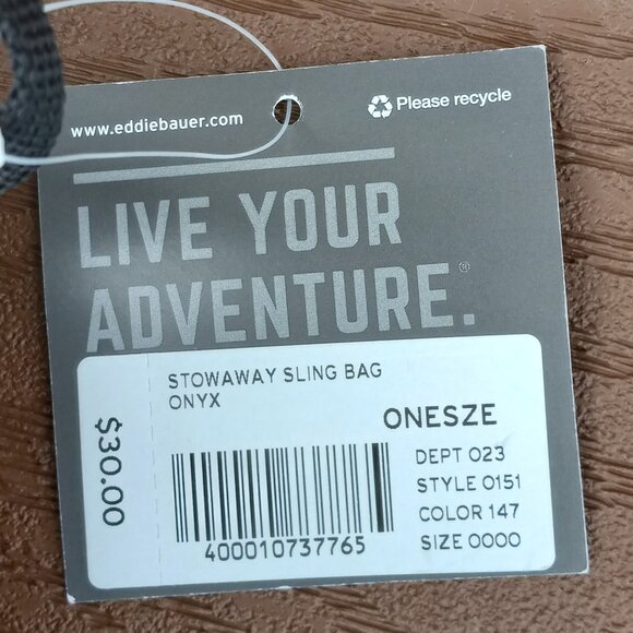 NWT Eddie Bauer Packable Slingbag Stowaway Slingbag - Picture 13 of 13